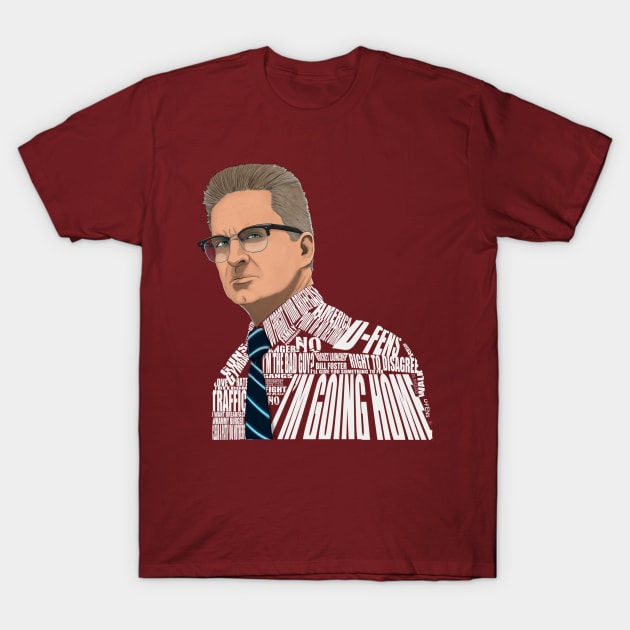 Falling Down T-Shirt by Deadpoolinc